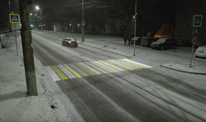 Российские города наделят «умными» пешеходными переходами Аврора-V