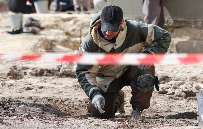 В Архангельске обнаружено множество европейских артефактов Нового Времени