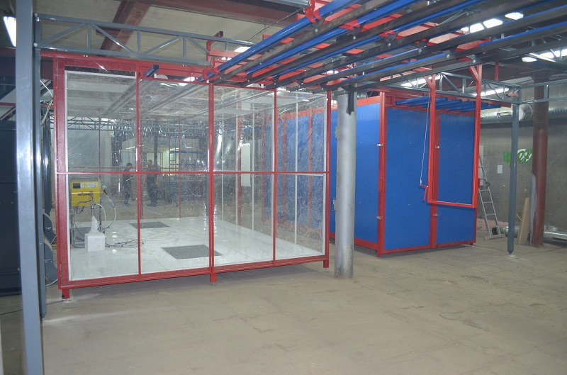 Состав стандартного оборудования для порошкового напыления