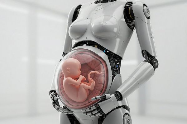Ученые в Китае разрабатывают первого в мире робота, способного выносить ребенка и «родить»