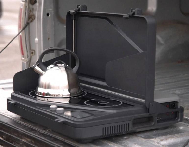 Плита на аккумуляторах от Lectric Boil позволит приготовить обед где угодно