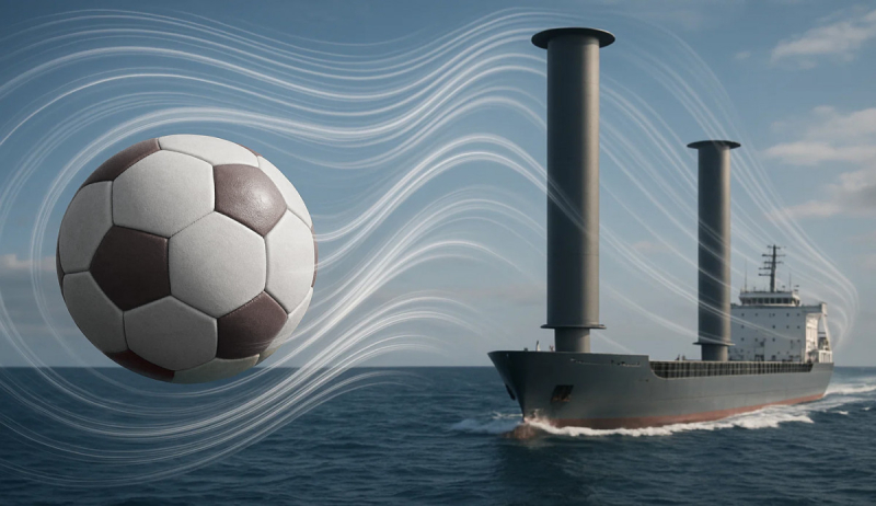 Эффект Магнуса: почему вращающийся мяч летит по непредсказуемой траектории, а суда идут против ветра