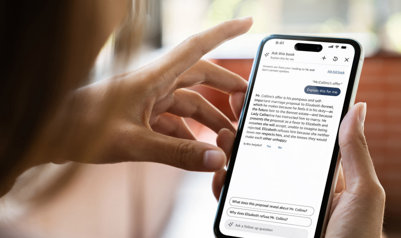 ИИ-помощник Amazon Kindle ответит на любые вопросы о книге без спойлеров