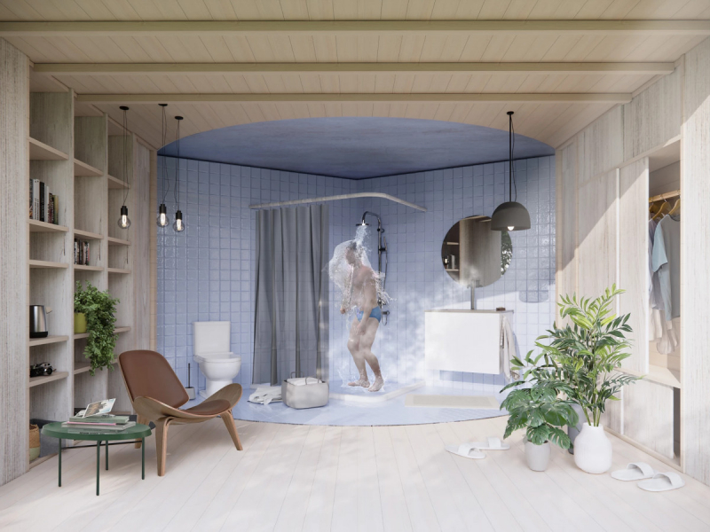 Вращающийся дом Supra-Simplicities предлагает революцию в сфере компактного строительства